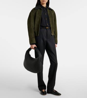 Veneta Medium leather shoulder bag | Bottega Veneta