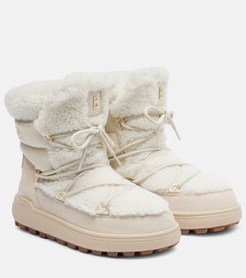 Bottines après-ski Chamonix en daim et shearling | Bogner