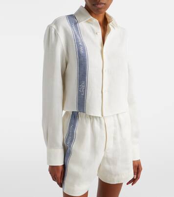 크롭 리넨 셔츠 | JW Anderson