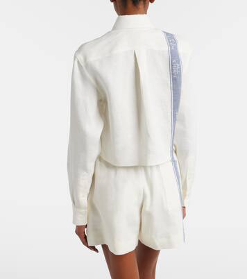 크롭 리넨 셔츠 | JW Anderson