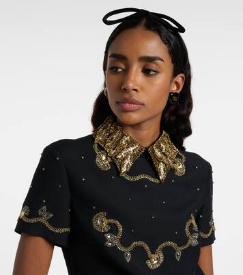 VLogo cotton velvet headband | Valentino