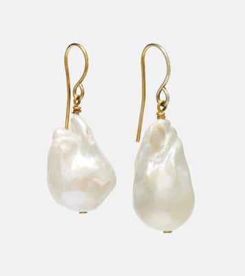 Drop earrings with freshwater pearls | Jil Sander