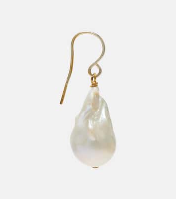 Drop earrings with freshwater pearls | Jil Sander