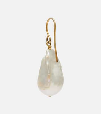 Drop earrings with freshwater pearls | Jil Sander