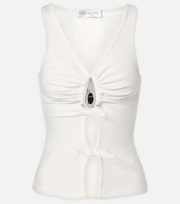 Cutout ribbed-knit top | Christopher Esber