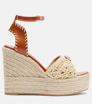 Medusa espadrille wedge sandals | Versace
