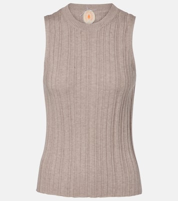 Cotton, silk, and cashmere tank top | Jardin des Orangers
