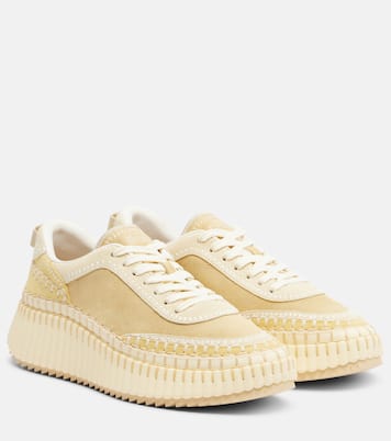 Nama suede platform sneakers | Chloé