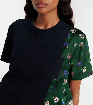 Floral cotton top | Sacai