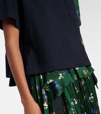 Floral cotton top | Sacai