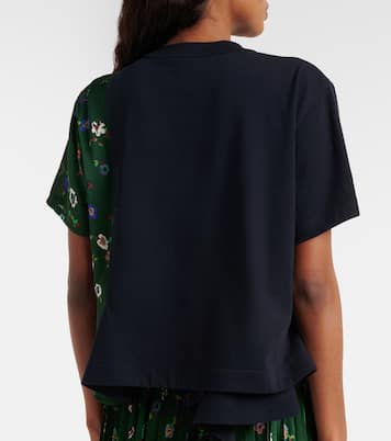 Floral cotton top | Sacai