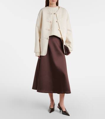 Cable-knit wool sweater | Róhe