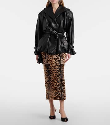 Pantoletten Vera 85 aus Veloursleder | Paris Texas