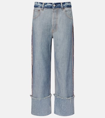 Jeans rectos adornados deconstruidos  | Acne Studios