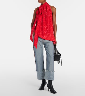 Jeans rectos adornados deconstruidos  | Acne Studios