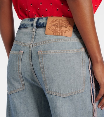 Jeans rectos adornados deconstruidos  | Acne Studios