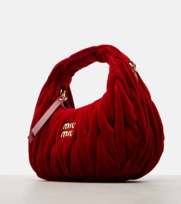 Sac Wander Mini en velours | Miu Miu