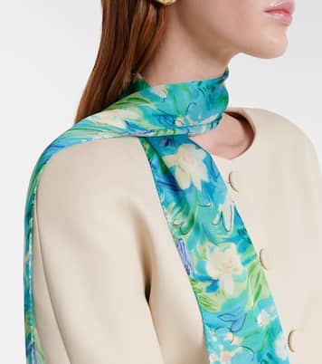 Chloé Wild Flowers floral silk scarf | Chloé