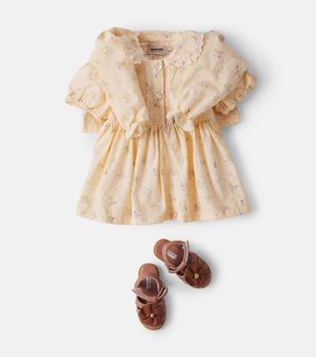Baby Adele floral cotton dress | Wheat