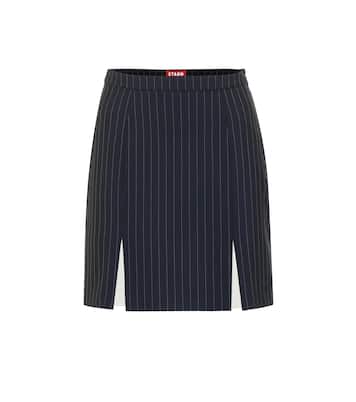 Liv striped crêpe skirt | Staud