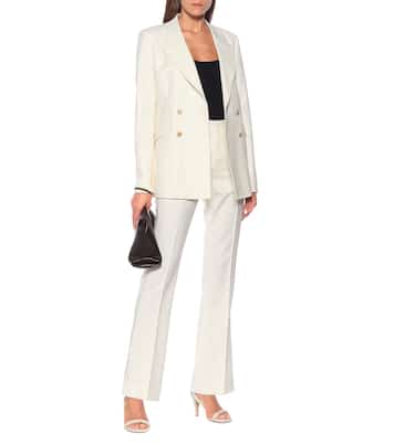 Pantalon évasé Thompson en laine | Gabriela Hearst