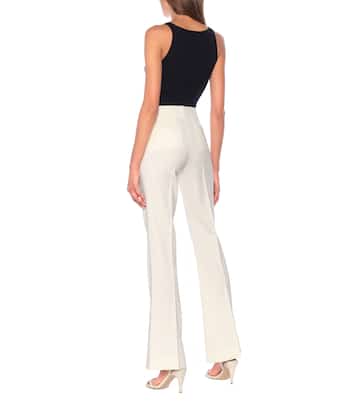 Pantalon évasé Thompson en laine | Gabriela Hearst