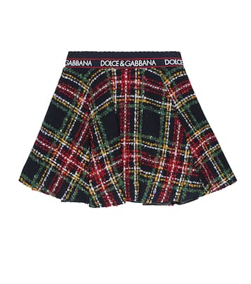 Karierter Rock aus Tartan | Dolce&Gabbana Kids