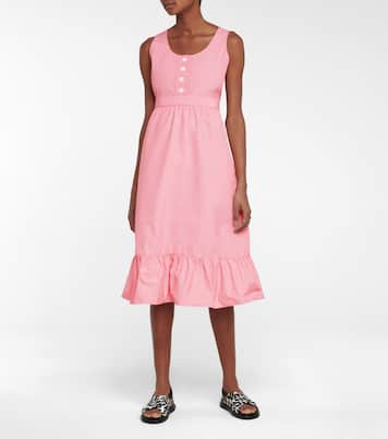 Technical faille midi dress | Plan C