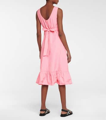 Technical faille midi dress | Plan C