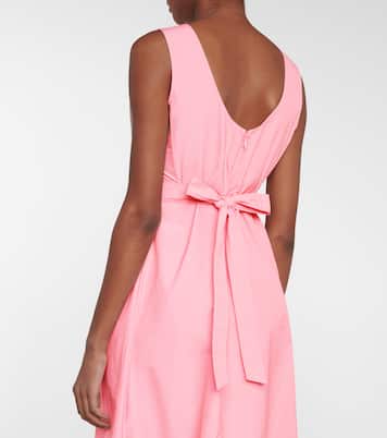 Technical faille midi dress | Plan C
