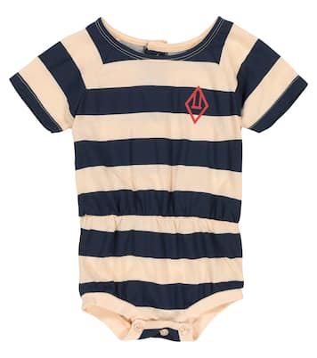 Baby Rabbit striped cotton bodysuit | The Animals Observatory