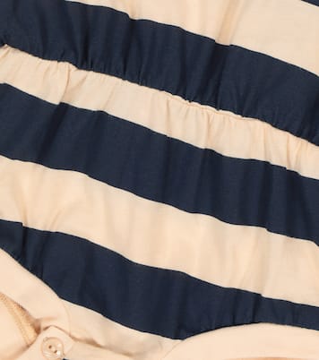 Baby Rabbit striped cotton bodysuit | The Animals Observatory