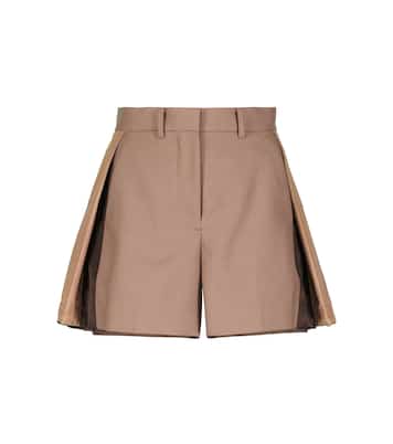 Shorts in twill e canvas | Sacai