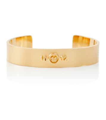 Bracciale in argento con logo | Maison Margiela