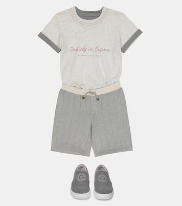 Short en coton | Brunello Cucinelli Kids