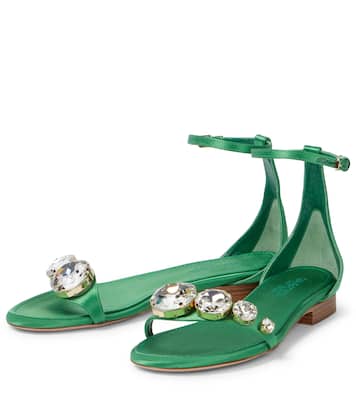 Sandali in raso con decorazione | Giambattista Valli