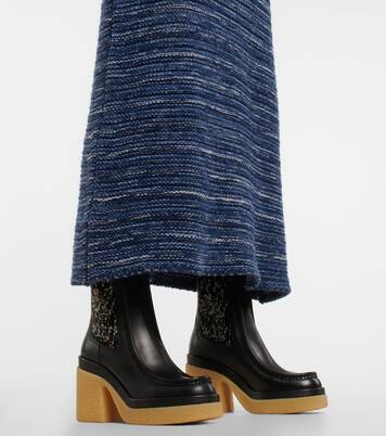 Jamie leather ankle boots | Chloé