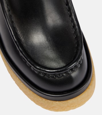 Jamie leather ankle boots | Chloé