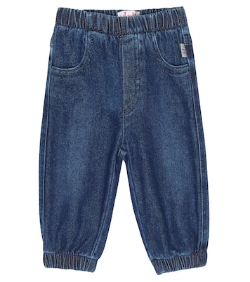 Bébé – Pantalon en chambray de coton mélangé | Il Gufo