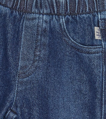 Bébé – Pantalon en chambray de coton mélangé | Il Gufo