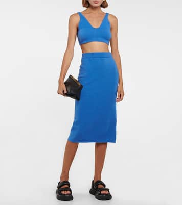 Bralette Yoma en mezcla de lana | Nanushka