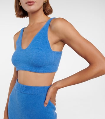 Bralette Yoma en mezcla de lana | Nanushka
