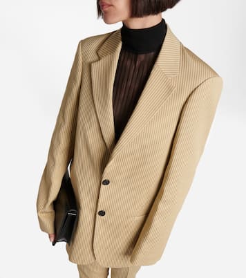 Isaac striped cotton-blend blazer | Petar Petrov