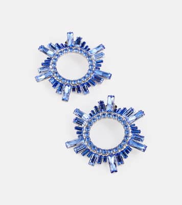 Boucles d'oreilles Begum à cristaux | Amina Muaddi
