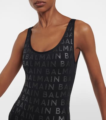 Maillot de bain imprimé à logo | Balmain
