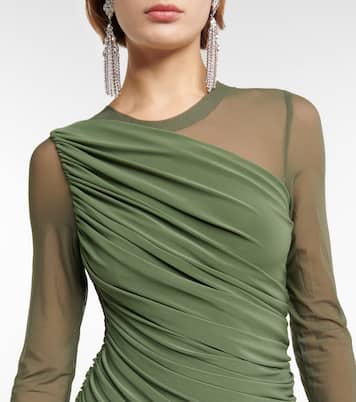 Vestido Diana de jersey fruncido | Norma Kamali