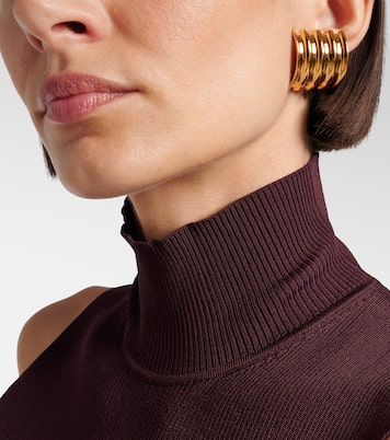 Boucles d’oreilles Julius Small en plaqué or | Khaite