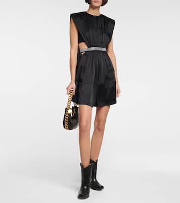 Embellished satin minidress | Stella McCartney