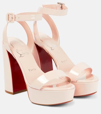 Sandales Movida Sabina à plateau en cuir | Christian Louboutin