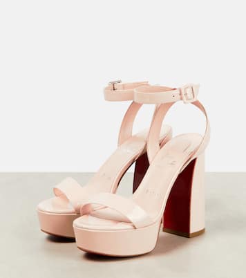 Sandales Movida Sabina à plateau en cuir | Christian Louboutin